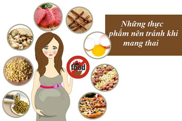 Thực phẩm cần tránh khi mang thai